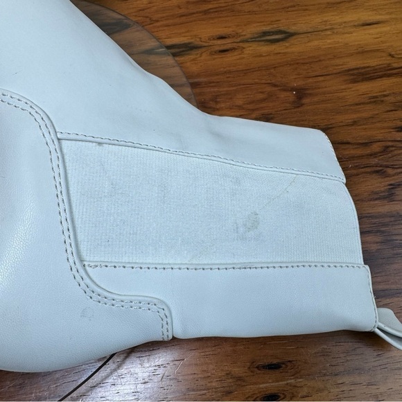 Open Edit Mya Lug Sole Chelsea Boot in white - Picture 6 of 15